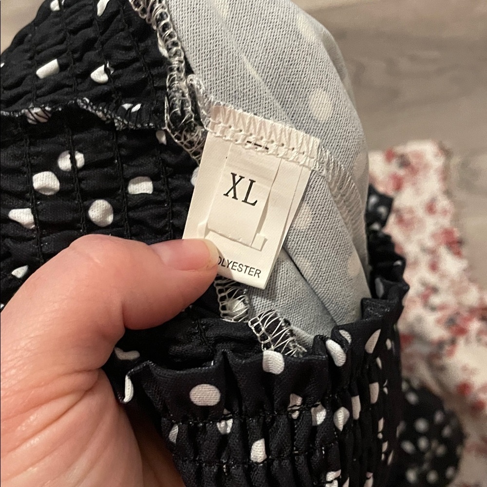 Floral and Polka Dot Skort Set - Picture 6 of 7